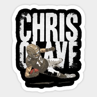 Chris Olave New Orleans TD Catch Bold Sticker